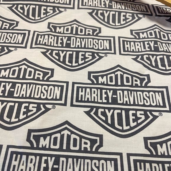 New 100% cotton Harley Davidson Motorcycle Fabric for quilt making pillow 11x24 - Picture 2 of 7